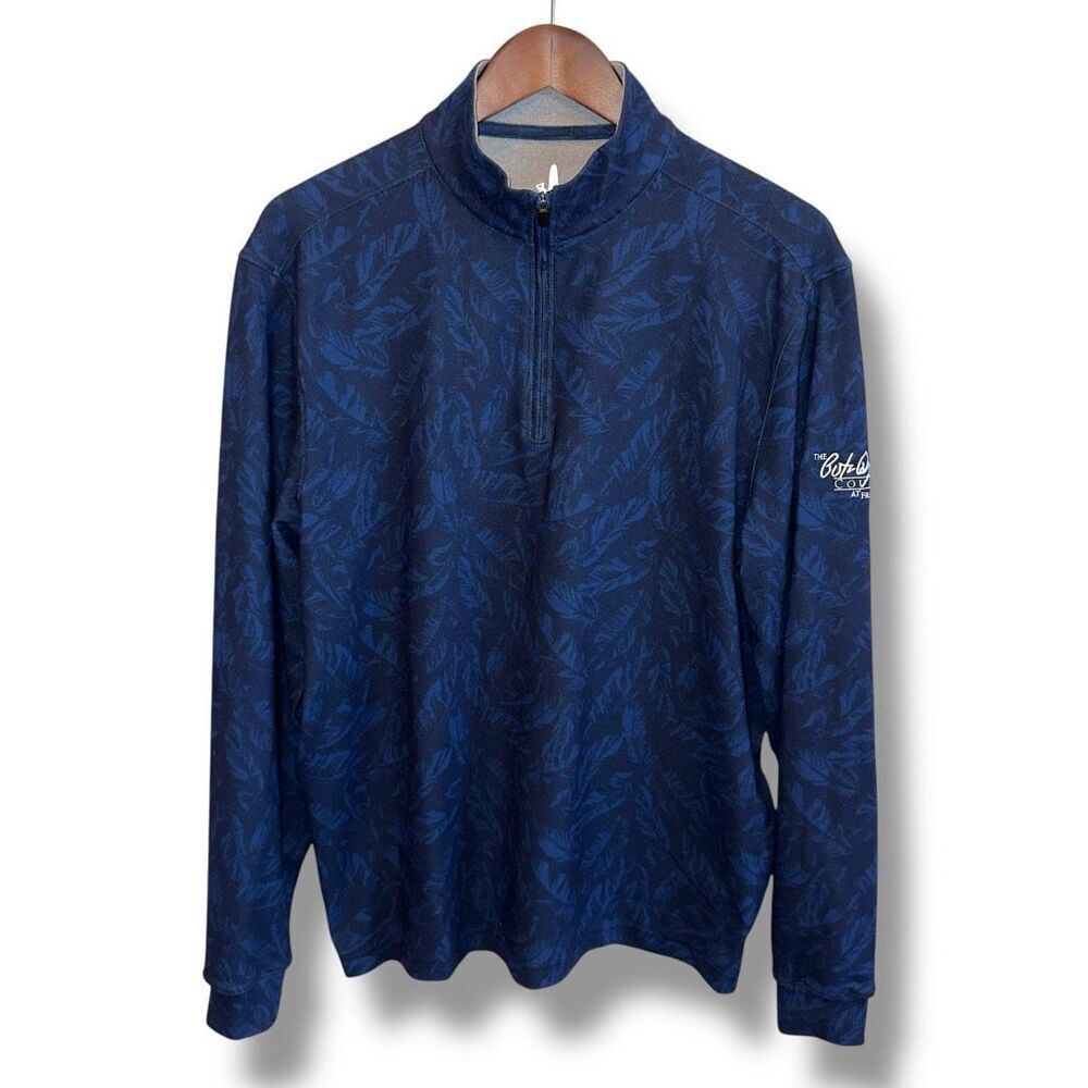 Johnnie-O Navy Blue 1/4 Zip Golf Sweater Men’s Sz M